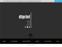 Tablet Screenshot of dtprint.com.br